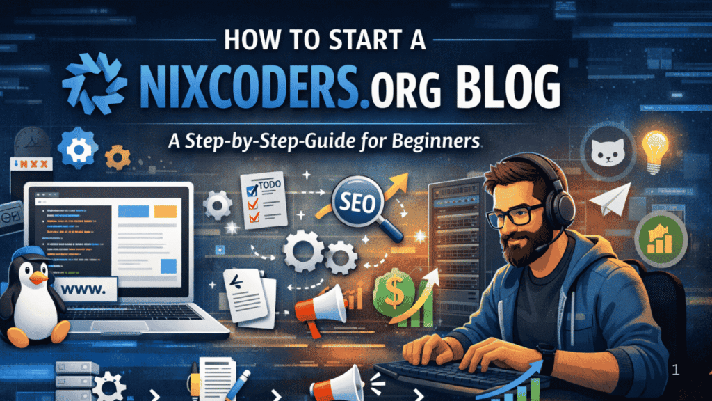 start nixcoders.org blog