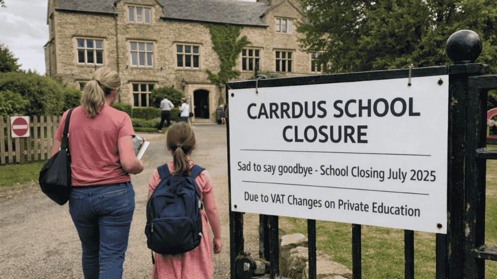 carrdus school vat hike closure