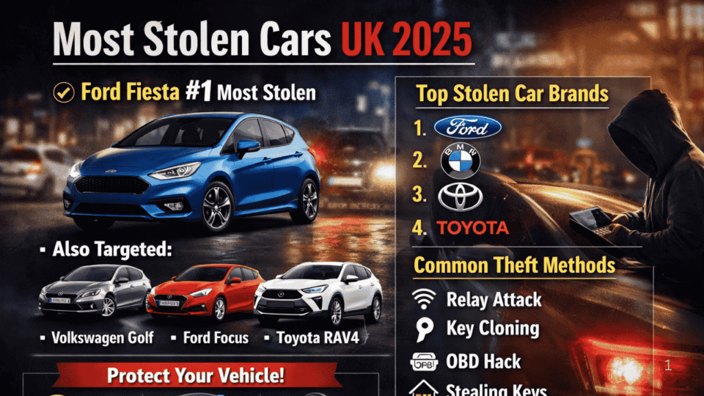 Most Stolen Cars UK 2025: Top 10 Models, Brands, and What Drivers Can Do most stolen cars uk 2025