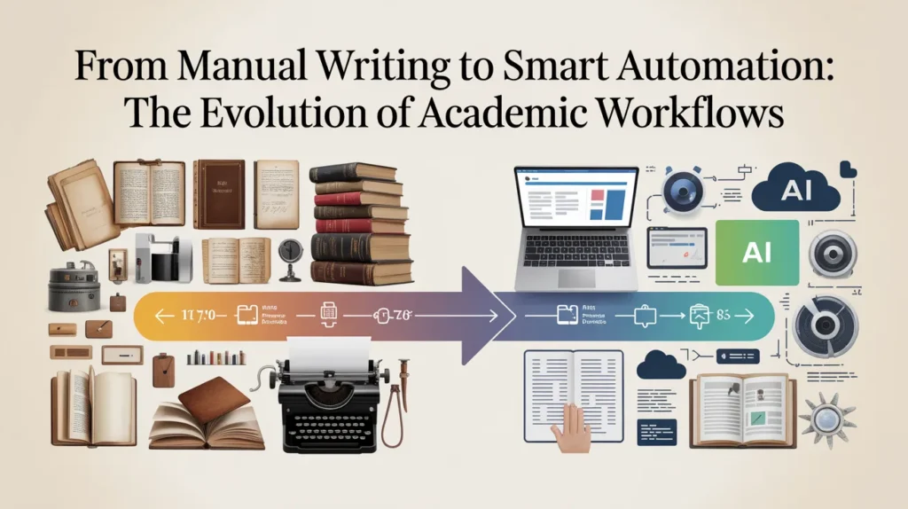 From Manual Writing to Smart Automation: The Evolution of Academic Workflows