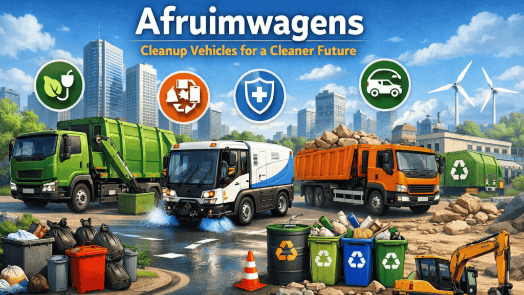 Afruimwagens: Cleanup Vehicles, Uses, Types, and Industry Importance afruimwagens