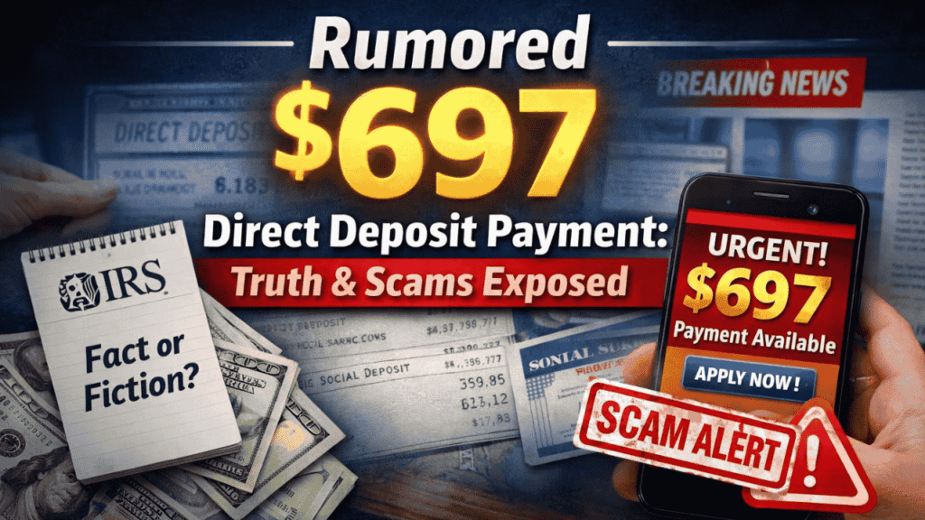 rumored $697 direct deposit payment