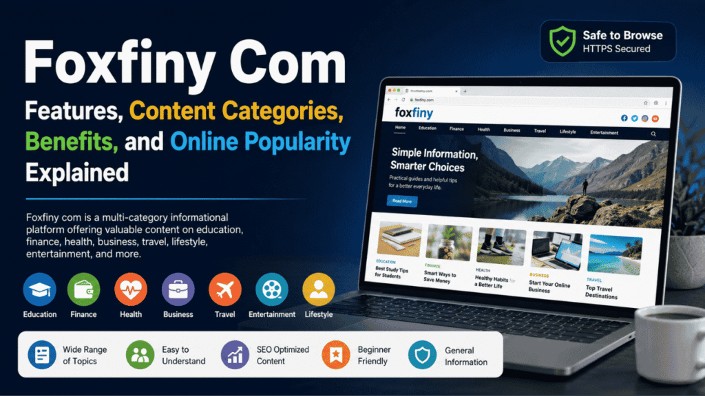 Foxfiny Com: Features, Content Categories, Benefits, and Online Popularity Explained foxfiny com