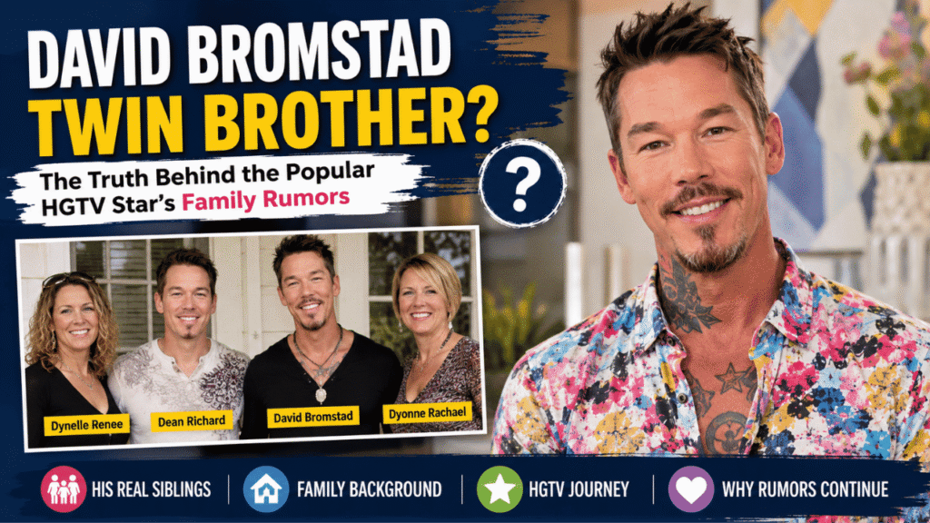 David Bromstad Twin Brother: The Truth Behind the Popular HGTV Star’s Family Rumors david bromstad twin brother
