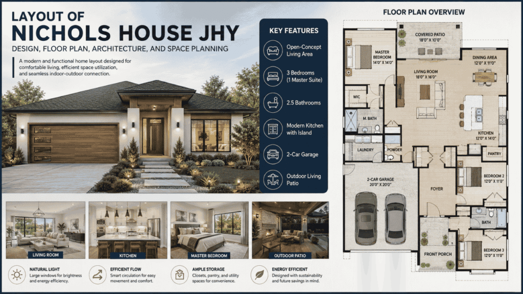 layout of nichols house jhy