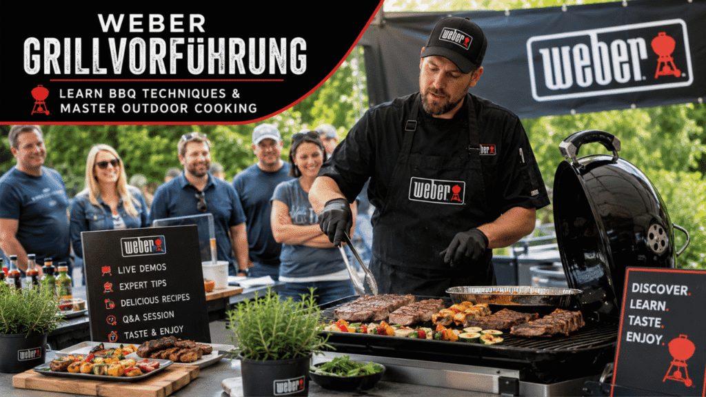 Weber Grillvorführung: Learning BBQ Techniques and Mastering Outdoor Cooking weber grillvorführung