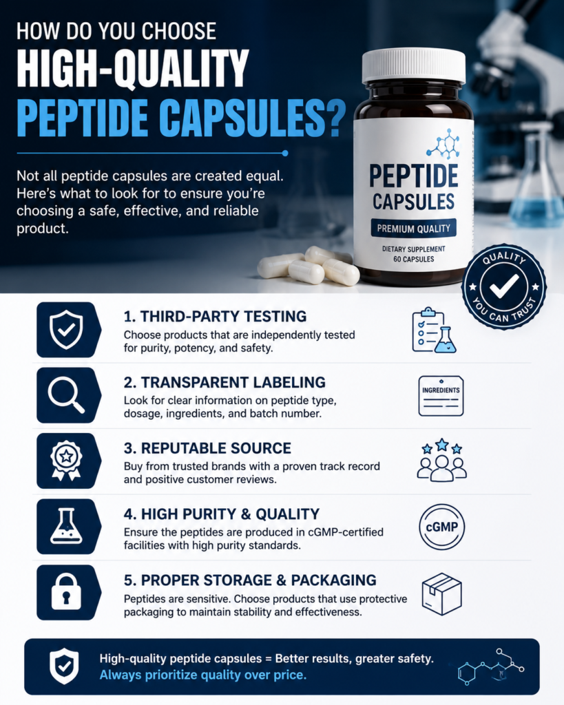 How Do You Choose High-Quality Peptide Capsules?