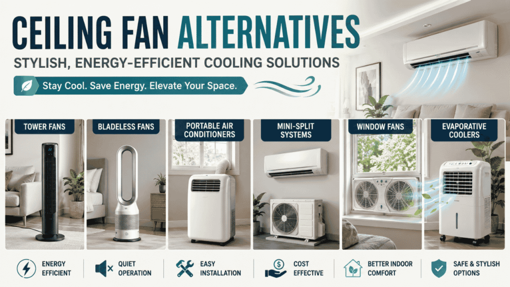 ceiling fan alternatives