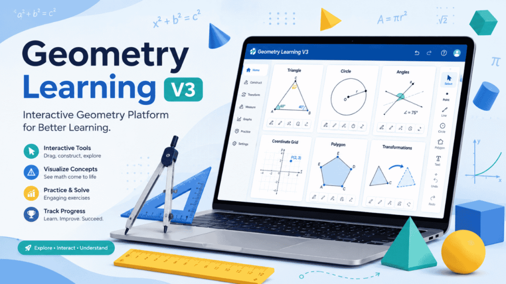 Geometry Learning V3: Interactive Geometry Platform for Better Learning geometry learning v3