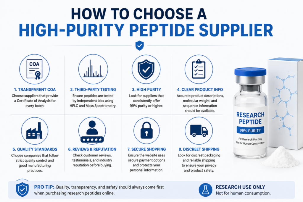 How to Choose a High-Purity Peptide Supplier
