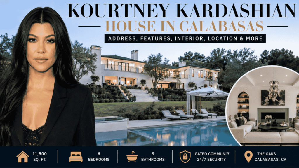 Kourtney Kardashian House Address: Home Features, Location, and Luxury Calabasas Home kourtney kardashian house address