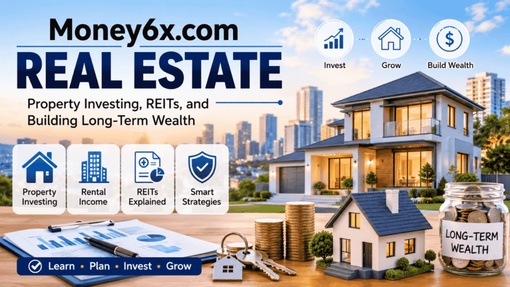 Money6x.com Real Estate: Property Investing, REITs, and Building Long-Term Wealth money6x.com real estate