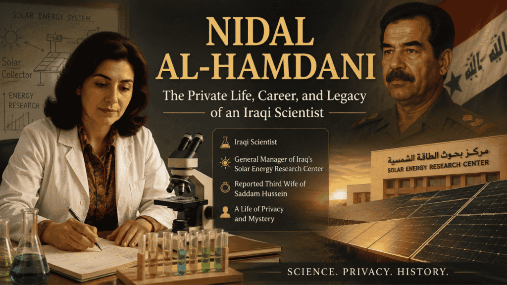 Nidal al-Hamdani: The Private Life, Career, and Legacy of an Iraqi Scientist nidal al-hamdani