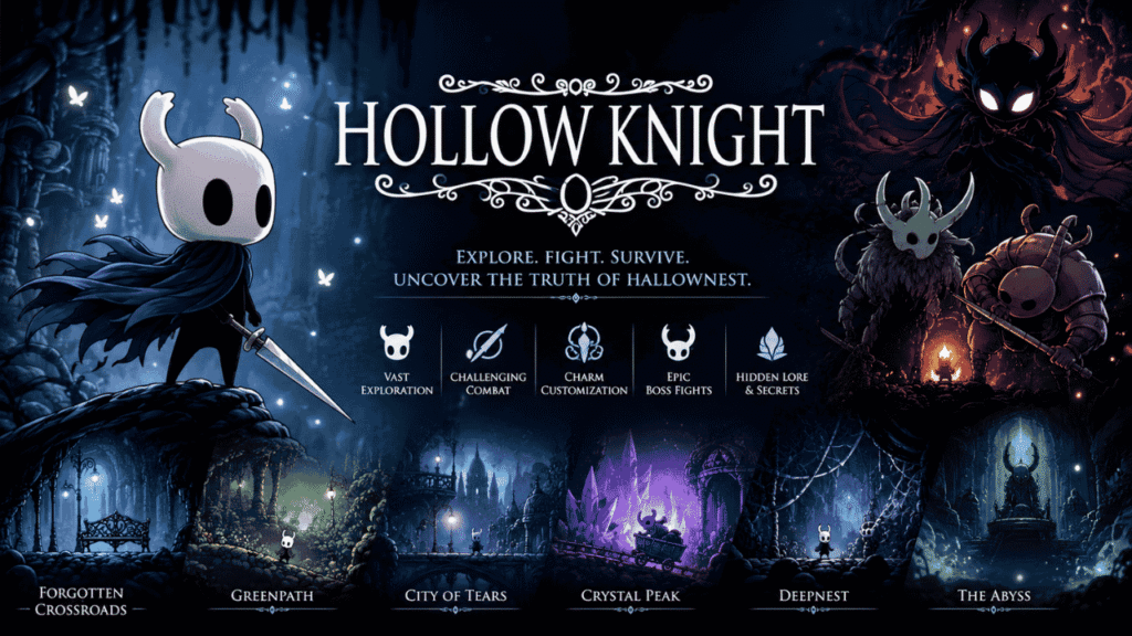 Hollow Knight: A Complete Guide to the Award-Winning Metroidvania Adventure hollow knight