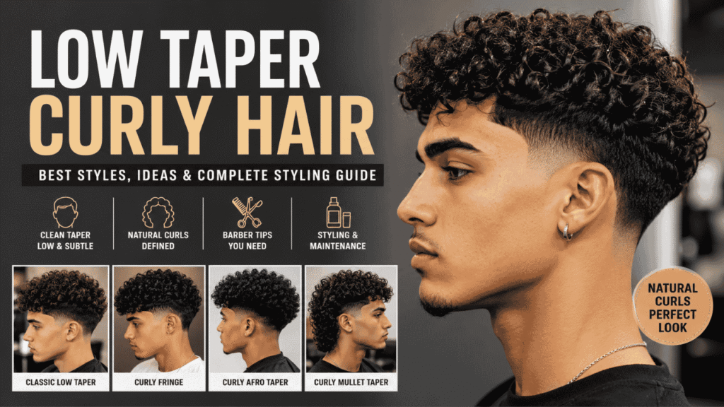 low taper curly hair