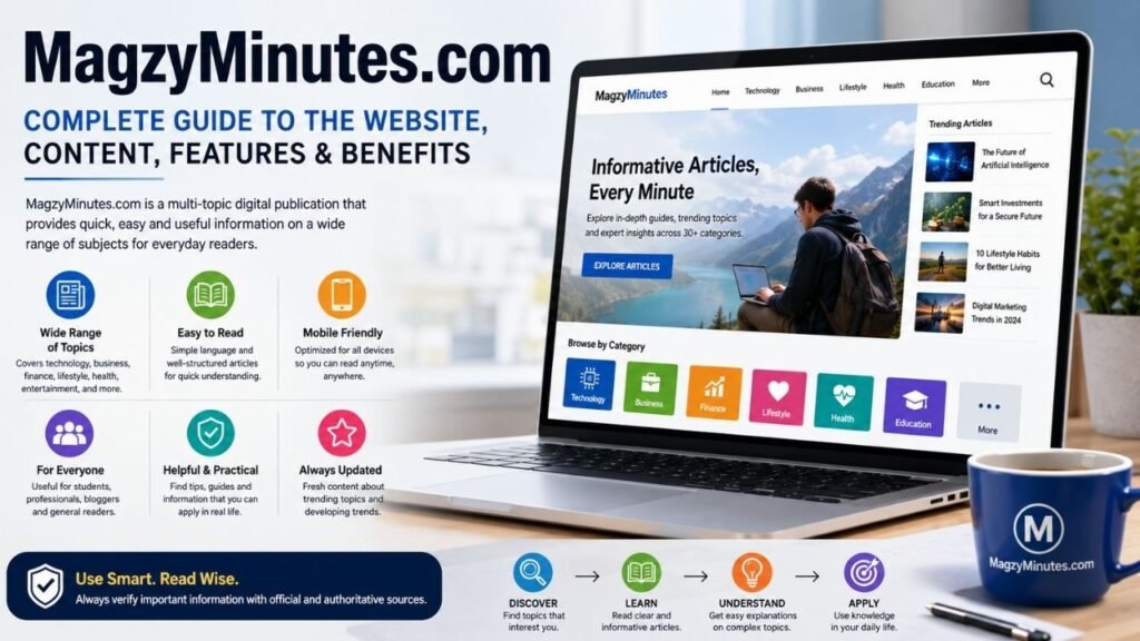 MagzyMinutes.com: Complete Guide to the Website, Content, Features, Benefits magzyminutes.com
