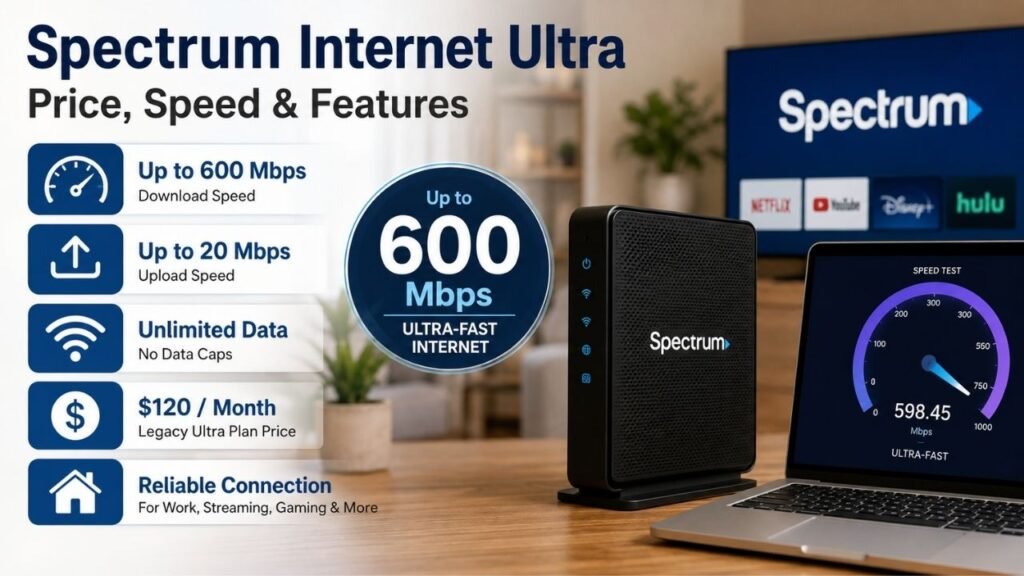 spectrum internet ultra price