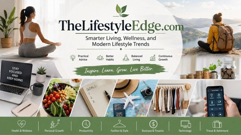 TheLifestyleEdge com: Smarter Living, Wellness, and Modern Lifestyle Trends thelifestyleedge com
