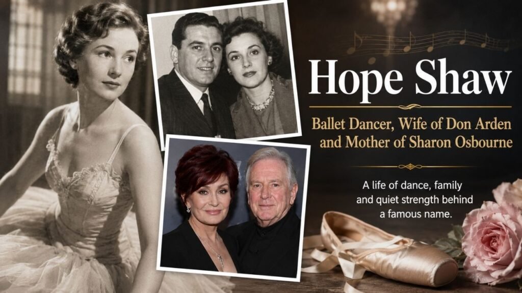 Hope Shaw: Biography, Family, Marriage to Don Arden and Life don arden